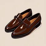 dark brown loafers image